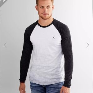 Hurley Men's Skyline Raglan Long sleeve T-Shirt